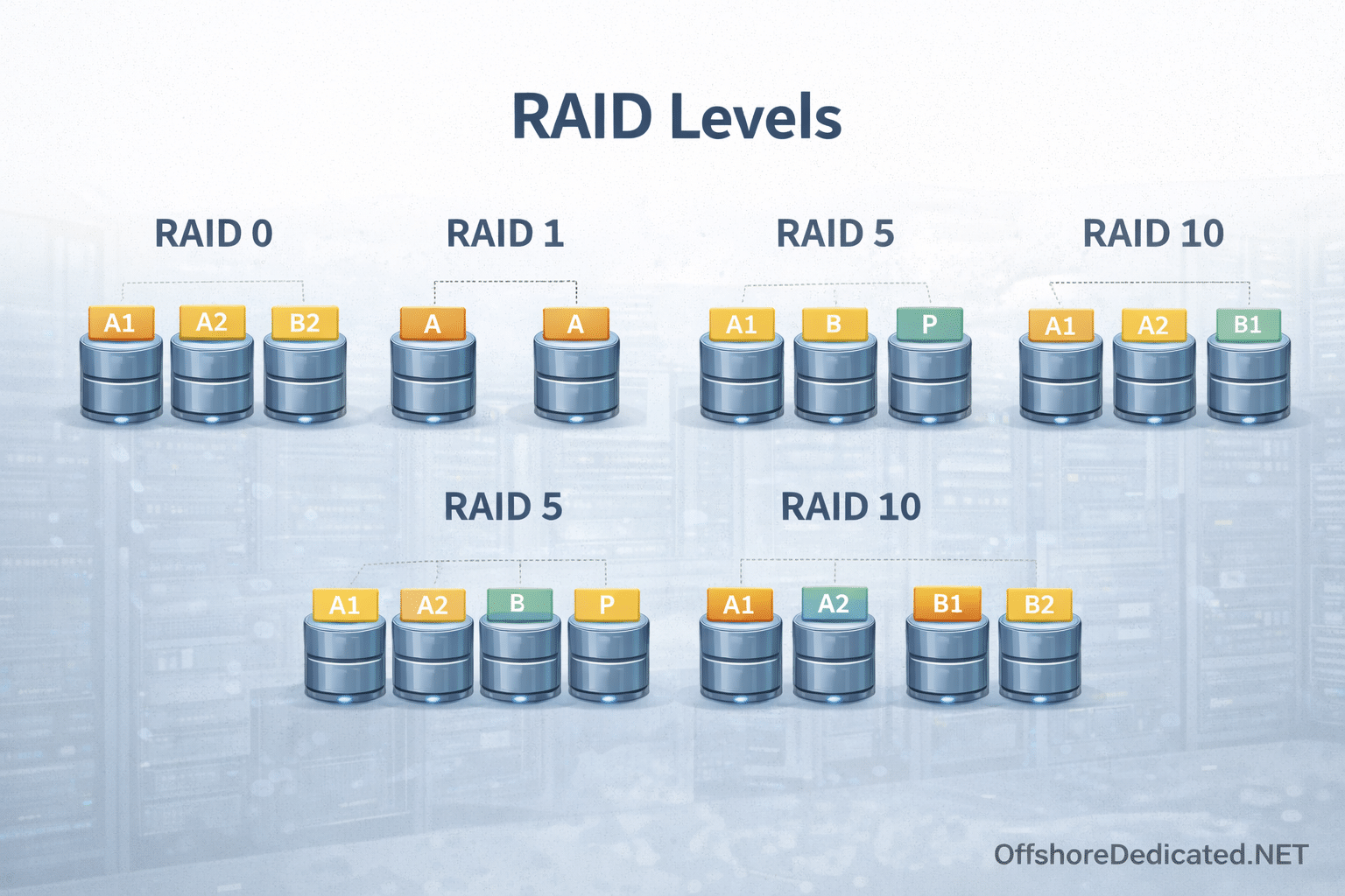 How RAID Actually Works (RAID 0, 1, 5, 10 Explained)